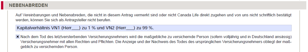 Duo-Option Ausfüllhinweise